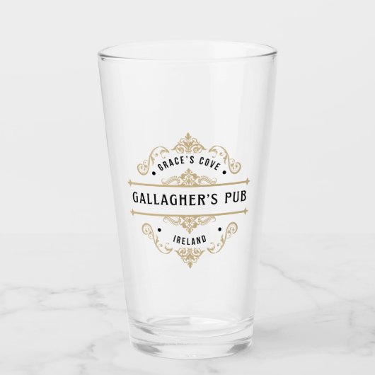 Gallagher's Pub Pint Glass Glas (Voorkant)