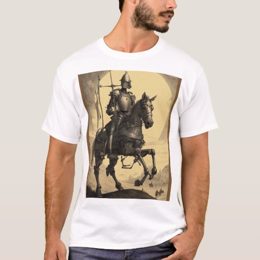 Gallant Knight: Tijdloze Middeleeuwen T-shirt (Voorkant)