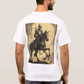 Gallant Knight: Tijdloze Middeleeuwen T-shirt (Achterkant)