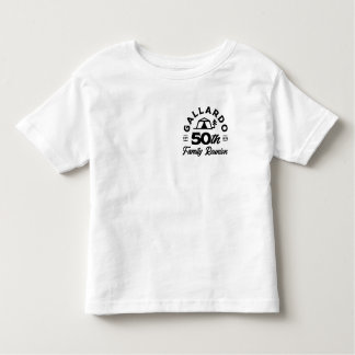 Gallardo 50ste Jubileum Familie Reünie Peuter Kinder Shirts