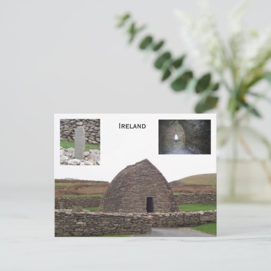 Gallarus Oratory, Kerry, Ierland Briefkaart (Staand voorkant)