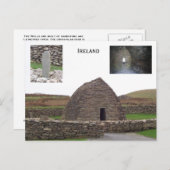 Gallarus Oratory, Kerry, Ierland Briefkaart (Voorkant / Achterkant)