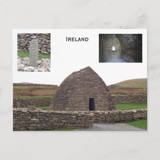 Gallarus Oratory, Kerry, Ierland Briefkaart (Voorkant)