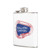 Gallatin Canyon Montana Rock Climbing Carabiner Heupfles (Links)