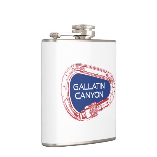 Gallatin Canyon Montana Rock Climbing Carabiner Heupfles (Rechts)