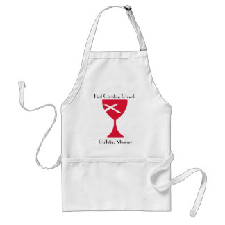 Gallatin First Christelijk Church apron Standaard Schort