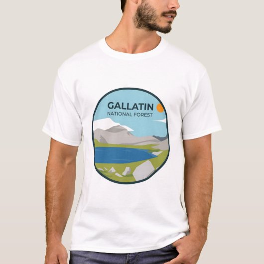Gallatin National Forest T-shirt (Voorkant)
