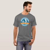 Gallatin Range Montana Wyoming T-shirt (Voorkant volledig)