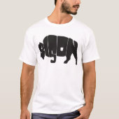 Gallaudet-universum: Bison T-shirt (Voorkant)