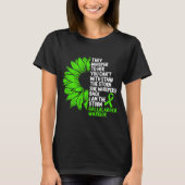 Gallbladder Awareness Green Ribbon the Storm T-shirt (Voorkant)