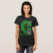 Gallbladder Awareness Ribbon Dad Warrior T-shirt (Voorkant volledig)