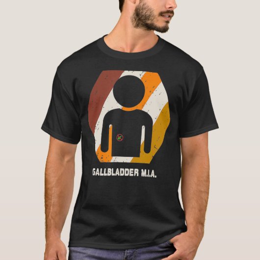 Gallbladder  Removal Surgery Gallstones Get Well T-shirt (Voorkant)