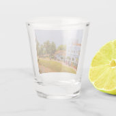 Galle City, de zuidkust van Sri Lanka Shot Glas (Achterkant)