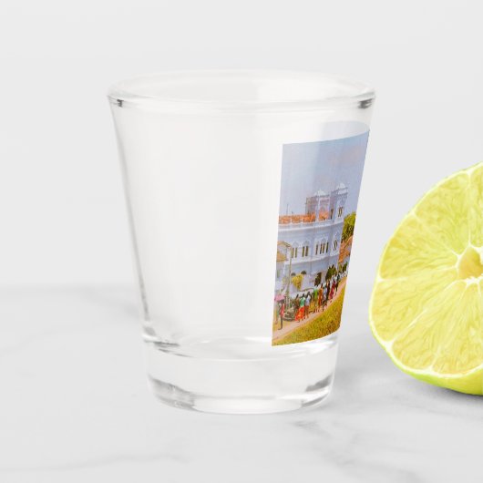 Galle City, de zuidkust van Sri Lanka Shot Glas (Links)