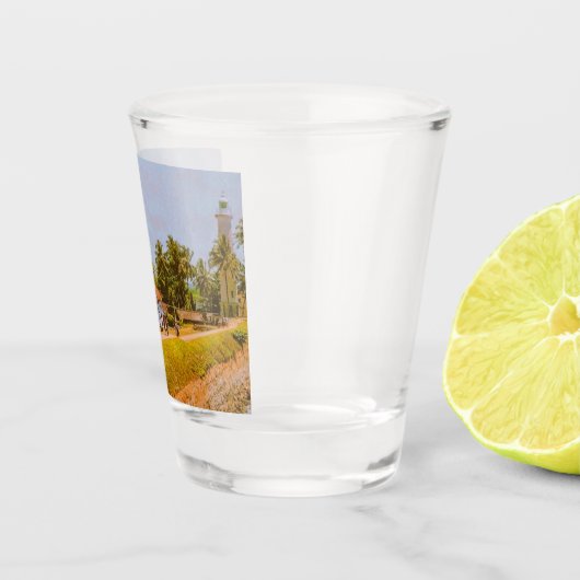 Galle City, de zuidkust van Sri Lanka Shot Glas (Rechts)