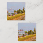 Galle City, de zuidkust van Sri Lanka Vierkante Visitekaartje (Voorkant / Achterkant)