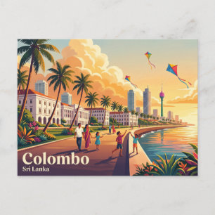 Galle Face Green Sri Lanka Briefkaart