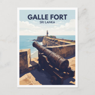 Galle Fort Bolwerken Sri Lanka Reis Cadeau Briefkaart