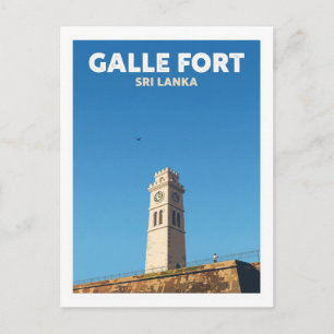Galle Fort-klokkentoren Sri Lanka Reis Cadeau Briefkaart