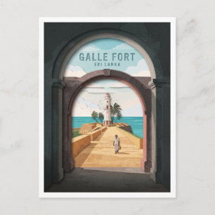 Galle Fort Sri Lanka Briefkaart