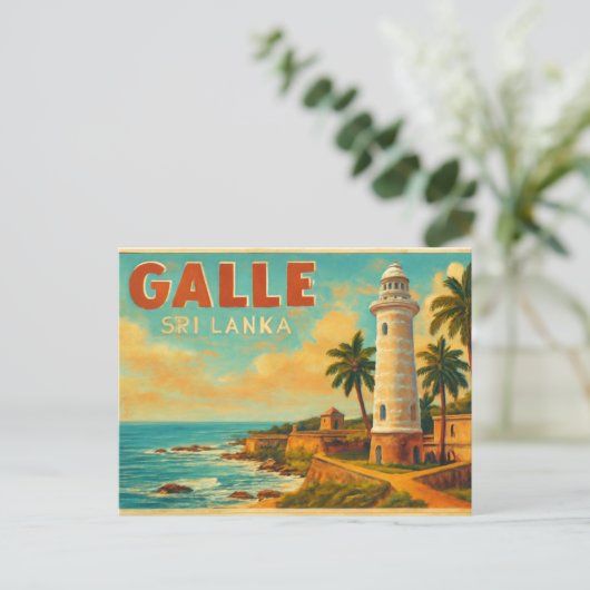 Galle Sri Lanka Briefkaart (Staand voorkant)