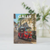 Galle Tuk Tuk Sri Lanka Briefkaart (Staand voorkant)