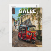 Galle Tuk Tuk Sri Lanka Briefkaart (Voorkant / Achterkant)