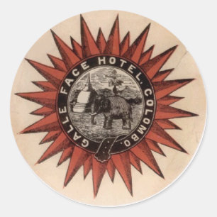 galleface hotel ronde sticker