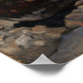 Gallen-Kallela - Boat op een rotshore Poster (Hoek)