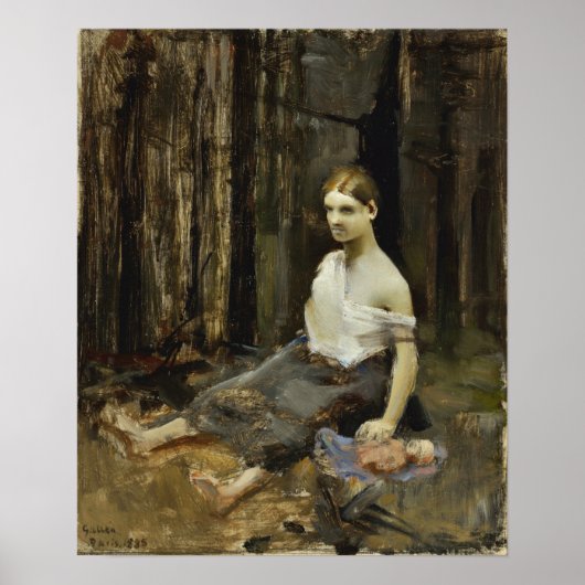 Gallen-Kallela - Clandestine Birth Poster (Voorkant)