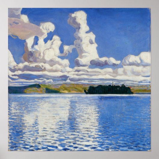 Gallen-Kallela - Cloud Towers 1904 Poster (Voorkant)