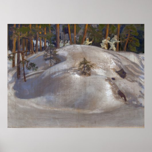 Gallen-Kallela - Februari Fantasie Poster (Voorkant)