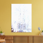 Gallen-Kallela - Frosty Birch Trees, fijne kunst Canvas Afdruk (Insitu (Woonkamer))