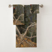 Gallen-Kallela - Great Black Woodpecker 1894 Bad Handdoek (Insitu)