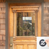 Gallen-Kallela - Great Black Woodpecker 1894 Raamsticker (Huis Deur)