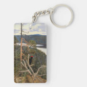 Gallen-Kallela - Great Black Woodpecker 1894 Sleutelhanger (achterkant)