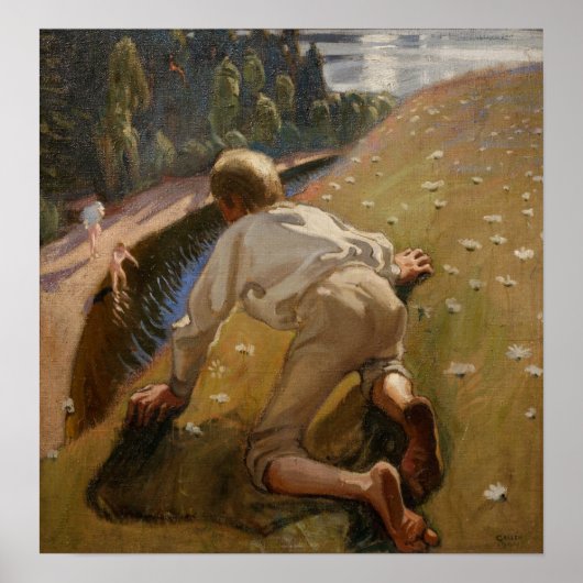 Gallen-Kallela - Jonge Faun Poster (Voorkant)