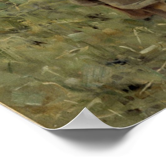 Gallen-Kallela - Jongen met een kraai Poster (Hoek)