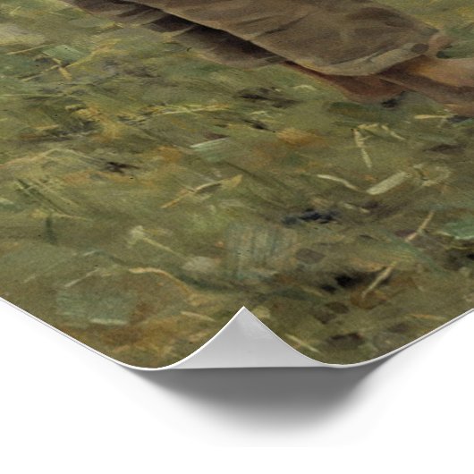 Gallen-Kallela - jongen met een rij Poster (Hoek)