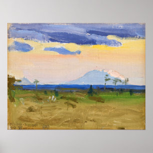 Gallen-Kallela - Kilimanjaro 1909 Poster