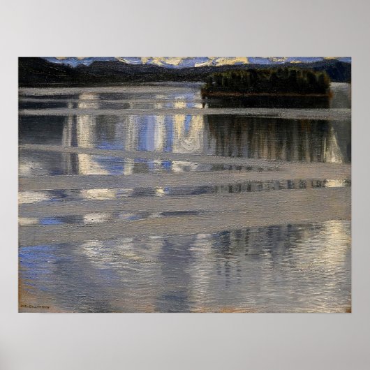 Gallen-Kallela - Lago Keitele 1905 Poster (Voorkant)