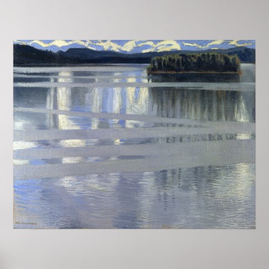 Gallen-Kallela - Lake Keite 1905 Poster (Voorkant)
