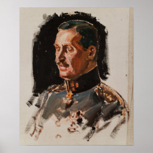 Gallen-Kallela - Maarschalk Mannerheim Portret Poster