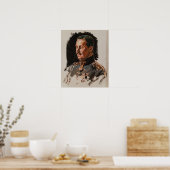 Gallen-Kallela - Marshal Mannerheim Portrait Poster (Keuken)