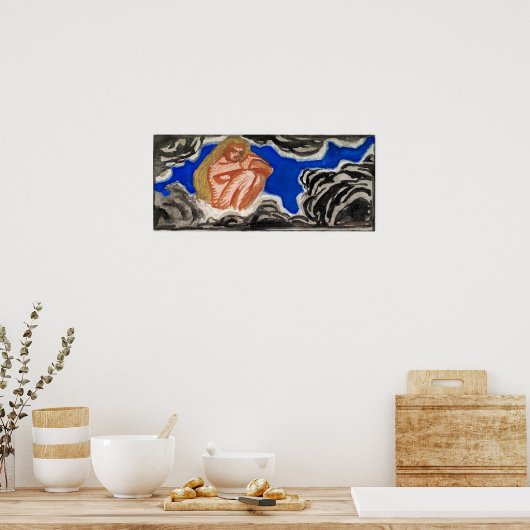 Gallen-Kallela - Poetry Detail, Great-Kalevala Poster (Keuken)