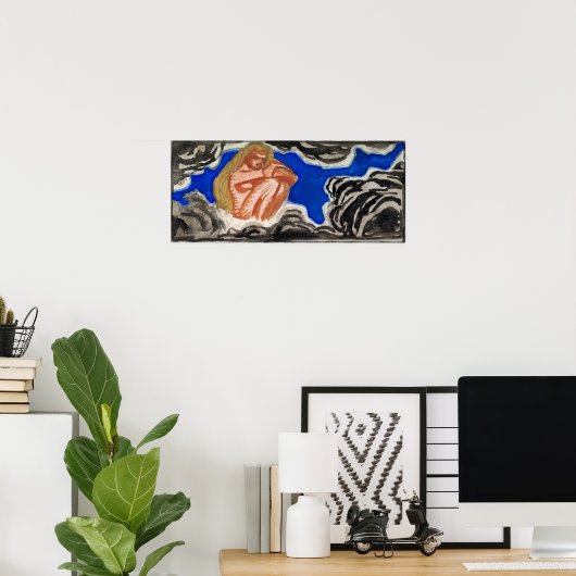 Gallen-Kallela - Poetry Detail, Great-Kalevala Poster (Thuiskantoor)