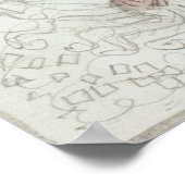 Gallen-Kallela - Poetry, Draft, Great-Kalevala Poster (Hoek)