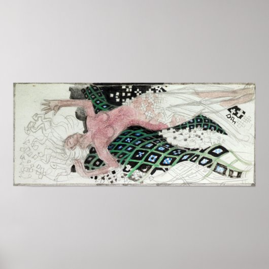 Gallen-Kallela - Poetry, Draft, Great-Kalevala Poster (Voorkant)