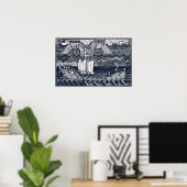 Gallen-Kallela - Sampolava, Koru-Kalevala Poster (Thuiskantoor)