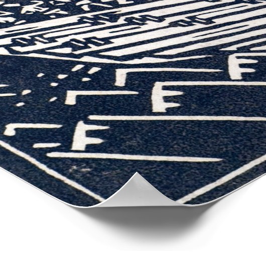 Gallen-Kallela - Sampolava, Koru-Kalevala Poster (Hoek)